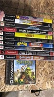 Stack of PS2 games