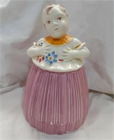 Cookie Jar marked Handpainted Pottery Guild of