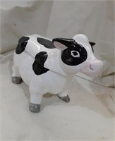 Cookie Jar Dairy Cow marked made in china 10" x