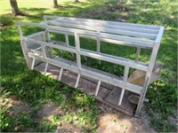 Stainless steel Hog Crate, Feed & water