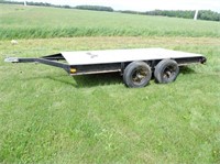 Utility Flat Bed Tandem Trailer  77" X 144