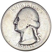 1932-D Washington Silver Quarter NICELY CIRCULATED