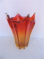 Beautiful Amberina Vase