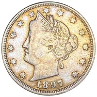 1897 Liberty Victory Nickel NICELY CIRCULATED