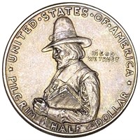1920 Pilgrim Half Dollar CLOSELY UNC