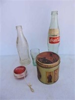 Coca Cola Bottles, Sm Glass, Yo-Yo, Tin