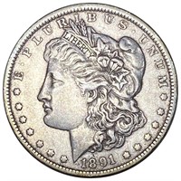 1891-O Morgan Silver Dollar XF
