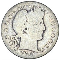 1895-O Barber Half Dollar NICELY CIRCULATED