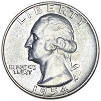 1954-D Washington Silver Quarter UNCIRCULATED