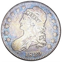1829 Capped Bust Half Dollar NICELY CIRCULATED