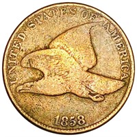 1858 Flying Eagle Cent NICELY CIRCULATED