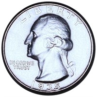 1935 Washington Silver Quarter UNCIRCULATED