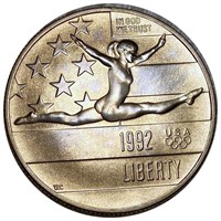 1992 Olympic Commem Silver Half Dollar UNC