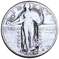 1930-S Standing Liberty Quarter NICELY CIRCULATED