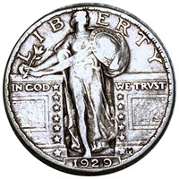 1929 Standing Liberty Quarter LIGHTLY CIRCULATED