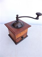 Antique Coffee Grinder 6"x6x8"