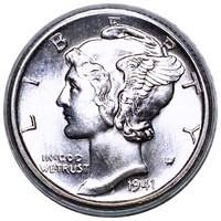 1941-D Mercury Silver Dime UNCIRCULATED
