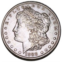 1888 Morgan Silver Dollar CLOSELY UNCIRCULATED