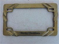 Harley Davidson Brass Plate Frame