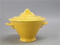 Homer Laughlin Harlequin Deco Yellow Sugar Bowl