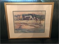 20th C.  Jessica N. Miller Signed Watercolor