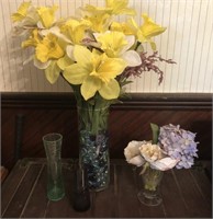 Collection of Decorative Glass Vases