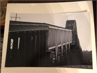 Vintage Black/White Bridge Photo