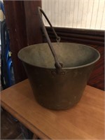 Primitive Copper Pot w/ Iron Handle