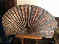 Large Decorative Pleated Fan
