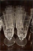 Vintage Set of 8 Crystal Iced Tea Glasses