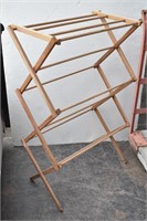 Wood Clothes Drying Rack