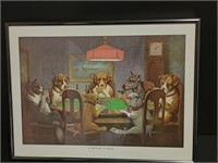 "A Friend In Need" Dogs Playing Poker Framed Print
