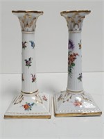Made in Germany Hand Painted Candlesticks