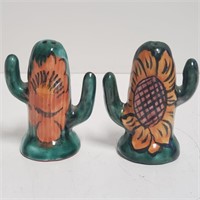 Ceramic Cactus Salt & Pepper Shakers