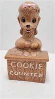 Poodle Cookie Counter Cookie Jar