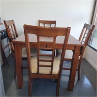 Drop Leaf Dining Room Table Built In Extension