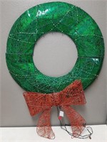 Giant 36" Lighted Wreath With Bow *