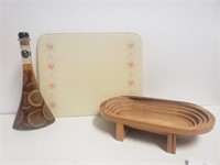 Glass Cutting Board, Banana Basket, Orange B