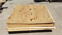 19-Sheets 1/2" 4'x4' Plywood-Pallet Covers