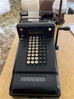 Vintage Burroughs adding machine works