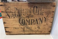 VOCO PETROL AND TEXACO CRATES AND PENNANT