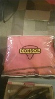 Consol orange travel blanket