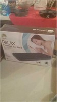 Relax flocked air bed twin size new in the box