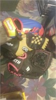 Group of three new looking youth baseball gloves