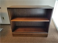 2 Shelf Wood Bookshelf