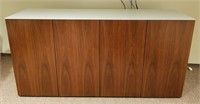 Glass Covered Credenza