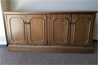 Oak Credenza w/ two Cabinets