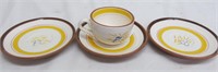Stangl cup & saucers, see pics