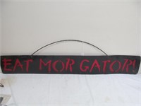 Metal sign, Eat More Gator