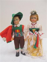 Pair of 1950's Magis Italian cloth dolls